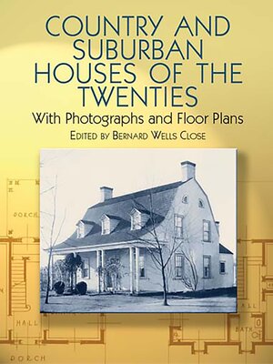 cover image of Country and Suburban Houses of the Twenties